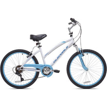 Load image into Gallery viewer, Kent 24&quot; Glendale Girls Bike, White/Blue
