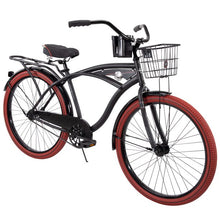 Load image into Gallery viewer, Huffy 26 Nel Lusso Mens Cruiser Bike, Matte Black
