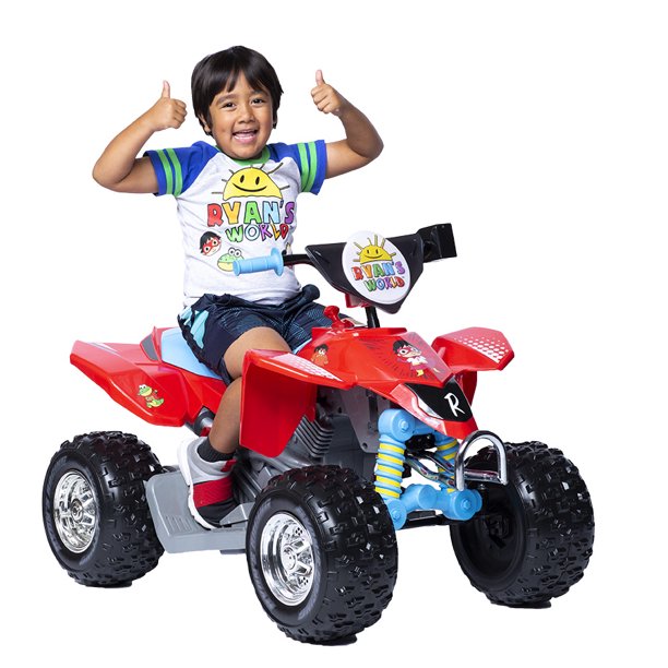 12 Volt Ryans World ATV - Features authentic sticker sheet to personalize your ride