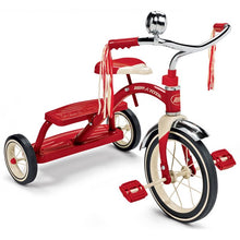 Load image into Gallery viewer, Radio Flyer, Classic Red Dual Deck Tricycle, 12&quot; Front Wheel, Red
