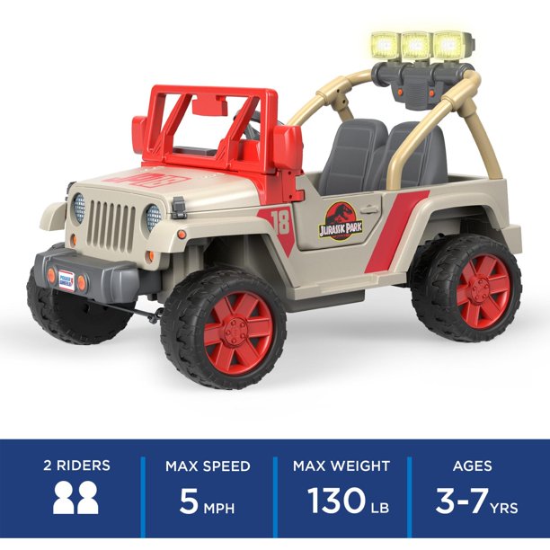 Power wheels deluxe jeep wrangler 12 volt ride on deals