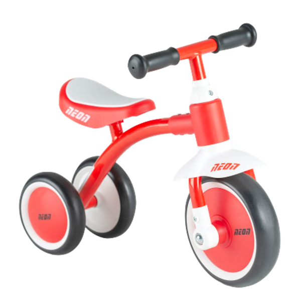 Neon Trike Mini-Walker Ride On - Red  Babys First Balance Bike for Boys and Girls Age 10 Months to 2 Years