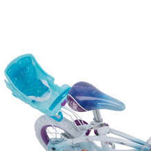 Load image into Gallery viewer, Disney Frozen 12&quot; Girls Bike with Doll Carrier by Huffy
