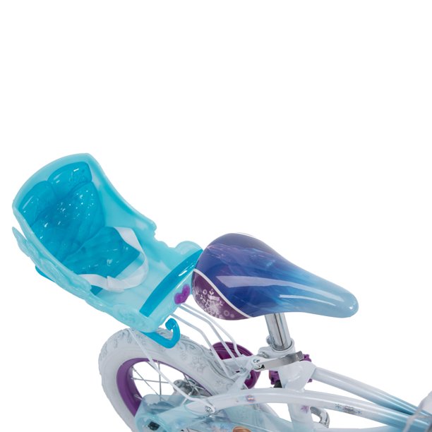 Disney Frozen 12 Girls Bike with Doll Carrier by Huffy BicycleYAAD