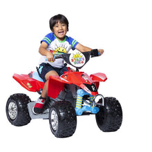 Load image into Gallery viewer, 12 Volt Ryans World ATV - Features authentic sticker sheet to personalize your ride
