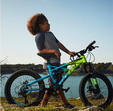 Load image into Gallery viewer, W8 Huffy-20-inch-Oxide-Boys-Mountain-Bike-for-Kids-Lime-Blue
