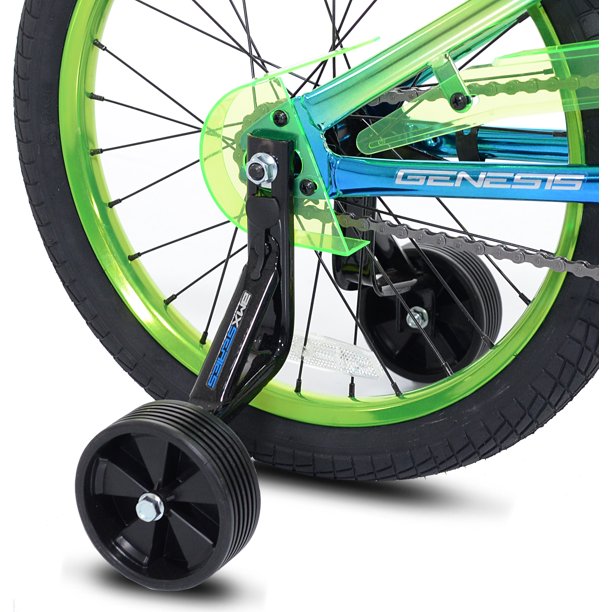 Genesis 18 Glitch Boys BMX Bike Blue Green