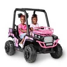 Load image into Gallery viewer, 24V Pink Realtree UTV
