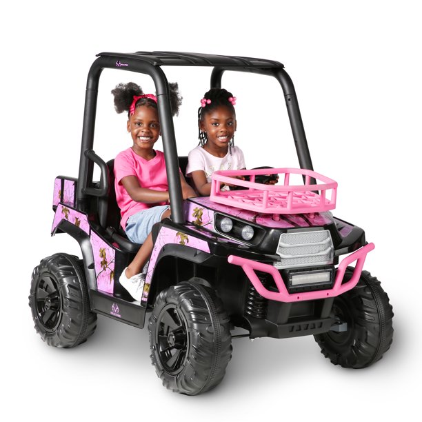 24V Pink Realtree UTV