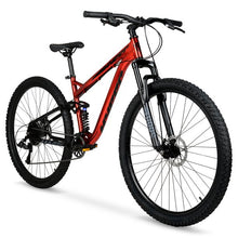 Load image into Gallery viewer, Hyper 29&quot; Explorer Mens Dual Suspension Mountain Bike, Red
