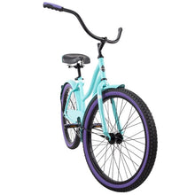 Load image into Gallery viewer, Huffy 24 Cranbrook Girls Beach Cruiser Bike for Women - Sky Blue, High Tide &amp; Black
